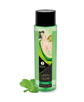 Gel de bain et douche menthe sensuelle Shunga 370  ml 